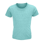 Children's t-shirt from 100% cotton, 150 g/m2, SOL'S Crusader turquoise colour