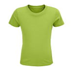 Children's t-shirt from 100% cotton, 150 g/m2, SOL'S Crusader light-green colour eighth view