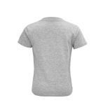 Children's t-shirt from 100% cotton, 150 g/m2, SOL'S Crusader marbled grey colour rear view