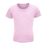 Children's t-shirt from 100% cotton, 150 g/m2, SOL'S Crusader light pink colour