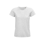T-shirt for women with organic cotton, 175 g/m2, SOL'S Pioneer off white colour