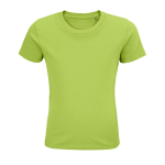 Children's t-shirt from 100% cotton, 175 g/m2, SOL'S Pioneer light-green colour eighth view