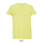 Sports t-shirt from polyester, 130 g/m2, SOL'S Sporty light yellow colour sixth view