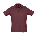 Polo shirt made from 100% cotton, 170 g/m2, SOL'S Planet Men garnet colour eighth view