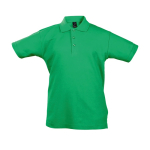 Children's polo shirts, 100% cotton, 170 g/m2, SOL'S Summer II green colour eighth view