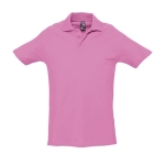 Polo shirt made from cotton, 210 g/m2, SOL'S Spring pink colour