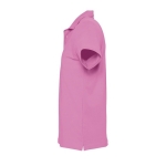 Polo shirt made from cotton, 210 g/m2, SOL'S Spring pink colour side view