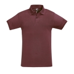2-button polo shirt, 100% cotton, 180 g/m2, SOL'S Perfect, burgundy colour eighth view