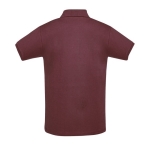 2-button polo shirt, 100% cotton, 180 g/m2, SOL'S Perfect, burgundy colour rear view