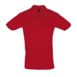2-button polo shirt, 100% cotton, 180 g/m2, SOL'S Perfect, red colour fifth view