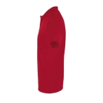 2-button polo shirt, 100% cotton, 180 g/m2, SOL'S Perfect, red colour side view