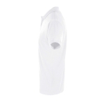 2-button polo shirt, 100% cotton, 180 g/m2, SOL'S Perfect, white colour side view