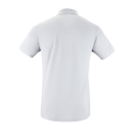 2-button polo shirt, 100% cotton, 180 g/m2, SOL'S Perfect, grey colour rear view