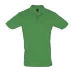 2-button polo shirt, 100% cotton, 180 g/m2, SOL'S Perfect, green colour eighth view