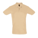 2-button polo shirt, 100% cotton, 180 g/m2, SOL'S Perfect, beige colour second view