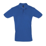 2-button polo shirt, 100% cotton, 180 g/m2, SOL'S Perfect, royal blue colour third view