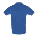 2-button polo shirt, 100% cotton, 180 g/m2, SOL'S Perfect, royal blue colour rear view