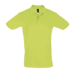 2-button polo shirt, 100% cotton, 180 g/m2, SOL'S Perfect, light-green colour eighth view