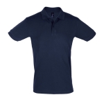 2-button polo shirt, 100% cotton, 180 g/m2, SOL'S Perfect, navy-blue colour