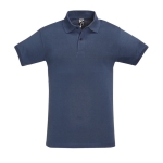 2-button polo shirt, 100% cotton, 180 g/m2, SOL'S Perfect, denim blue colour