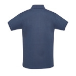 2-button polo shirt, 100% cotton, 180 g/m2, SOL'S Perfect, denim blue colour rear view