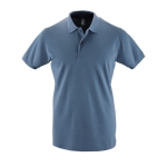 2-button polo shirt, 100% cotton, 180 g/m2, SOL'S Perfect, petrol blue colour