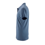 2-button polo shirt, 100% cotton, 180 g/m2, SOL'S Perfect, petrol blue colour side view