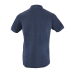 2-button polo shirt, 100% cotton, 180 g/m2, SOL'S Perfect, ultramarine blue colour rear view