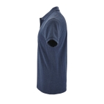 2-button polo shirt, 100% cotton, 180 g/m2, SOL'S Perfect, ultramarine blue colour side view