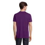 Men's branded polo shirt, 100% cotton, 170 g/m2, SOL'S Planet burgundy colour second photographic view