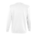 Sweatshirt, 280 g/m2, SOL'S New Supreme white colour rear view