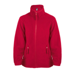 Children's polar fleece jacket, polyester, 300 g/m2, SOL'S North red colour fifth view
