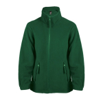 Children's polar fleece jacket, polyester, 300 g/m2, SOL'S North forest green colour tenth view