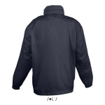 Weatherproof children's jacket, 210 g/m2, SOL'S Surf navy-blue colour rear view