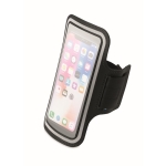 Wristband with mobile phone carry case, for jogging black colour