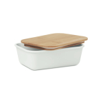 Lunch box with natural look bamboo lid, 1 L