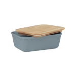 Lunch box with natural look bamboo lid, 1 L
