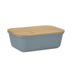Lunch box with natural look bamboo lid, 1 L
