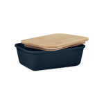 Lunch box with natural look bamboo lid, 1 L