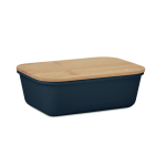 Lunch box with natural look bamboo lid, 1 L