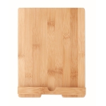 Foldable tablet or smartphone stand made of bamboo wood colour sixth view
