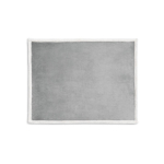Reversible fleece blanket for sofa, 225 g/m2 grey colour