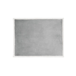 Reversible fleece blanket for sofa, 225 g/m2 grey colour