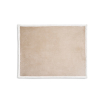 Reversible fleece blanket for sofa, 225 g/m2 beige colour