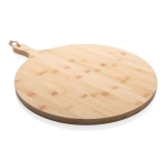 Personalised round bamboo chopping and serving board, Ø40 cm wood colour
