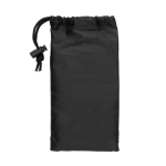 Set of 4 fitness resistance bands with personalised pouch black colour