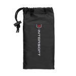 Set of 4 fitness resistance bands with personalised pouch black colour