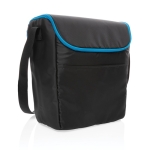 Durable promotional cooler bag, holds up to 20 cans, 17 L black colour