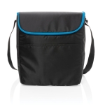 Durable promotional cooler bag, holds up to 20 cans, 17 L black colour