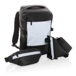 Reflective bicycle bag for branding and promotions black colour